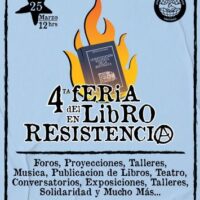 [Chile] Santiago: 4ª Feira do Livro em Resistência - 25 de março