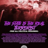 [Europa] Campanha de Solidariedade! | O Estado é o verdadeiro terrorista, liberte todos os presos políticos!