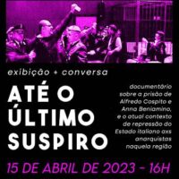 [São Paulo-SP] Exibição do documentário "Até o último suspiro" seguido por uma roda de conversa