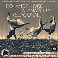 [São Paulo-SP] No CCS, 17/06: "Do Amor Livre à Anarquia Relacional"