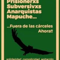[Chile] Rancagua. Uma saudação anárquica subversiva e cúmplice ao povo mapuche em sua luta atual contra a repressão e a dispersão de seus prisioneiros.
