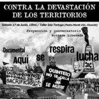 [Chile] Chonchi: Ciclo de filmes contra a devastação dos territórios - 17 de junho