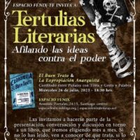 [Chile] Tertúlias Literárias | Afiando as ideias contra o Poder