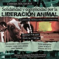 [Chile] Solidariedade e cumplicidade pela liberação animal