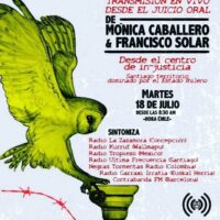 [Chile] Santiago: Transmissão ao vivo desde o julgamento oral de Mónica Caballero e Francisco Solar, 18 de julho