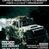 [Chile] Santiago: Contra a prisão política e a repressão, vá às ruas e se organize!