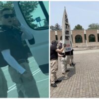 [EUA] Antifascistas expulsam neonazistas de Princeton, Nova Jersey