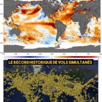 [França] O dia mais quente, o recorde de voos de aeronaves comerciais