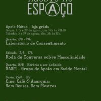 [Porto Alegre-RS] Agenda de Agosto no Esp(a)ço