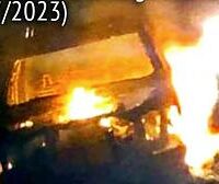 [Espanha] Ataque incendiário a uma van da empresa de armamentos Indra