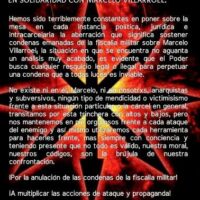 [Chile] Palavras desde o cárcere de Joaquín García em solidariedade com Marcelo Villarroel.