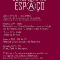 [Porto Alegre-RS] Programação de Setembro no Esp(a)ço