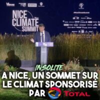 [França] Nice: uma "cúpula climática" patrocinada pela Total, multinacional do petróleo