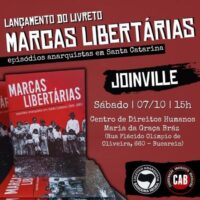[Joinville-SC] Lançamento "Marcas Libertárias"