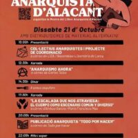 [Espanha] 1ª Jornada Anarquista de Alicante