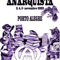Cronograma de atividades da XI Feira do Livro Anarquista de Porto Alegre (RS)