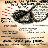 [Chile] Santiago: Afiando as garras da Libertação Animal