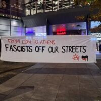 [Reino Unido] Ação de solidariedade em Londres com os antifascistas na Grécia