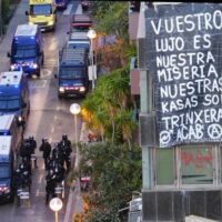[Espanha] Duas ocupações em Bonanova, El Kubo e La Ruïna, foram despejadas por mais de 400 policiais