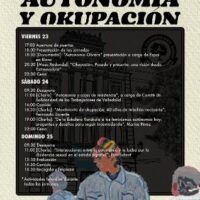 [Espanha] Jornadas sobre Autonomia e Okupação
