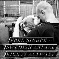 Sindre, um ativista sueco dos direitos dos animais, preso por tempo indeterminado