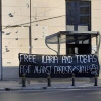 [Grécia] Intervenção na Embaixada da Hungria | Poder e liberdade para Ilaria, Tobias e todos os companheiros perseguidos