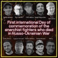 Dia Internacional em Memória dos anarquistas e antifascistas que morreram na guerra na Ucrânia