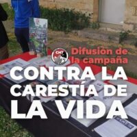 [Espanha] Campanha contra o alto custo de vida