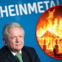 [Alemanha] Anarquistas incendeiam a casa do chefão da fabricante de armas Rheinmetall por armar Kiev