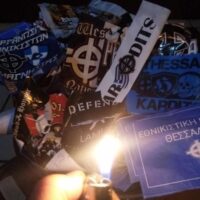 [Grécia] Ação antifascista em Lamia | Esmagamos os fascistas em todos os bairros