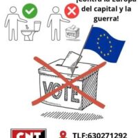 [Espanha] Contra a Europa do capital e da guerra. Não vote!