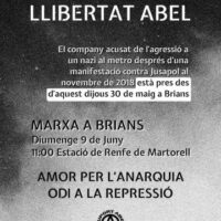 [Espanha] Liberdade para Abel! Amor à anarquia e ódio à repressão!