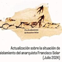 [Chile] Atualização sobre a situação de isolamento do anarquista Francisco Solar (Julho 2024)