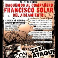 [México] Vamos tirar o companheiro Francisco Solar do isolamento!