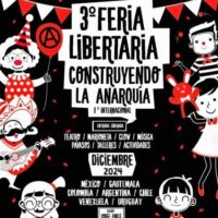 Internacional | Terceira Feira Libertária Infantil "Construindo a Anarquia" | Dezembro de 2024