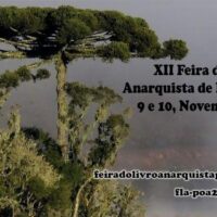 XII Feira do Livro Anarquista de Porto Alegre | 9 e 10 de Novembro de 2024