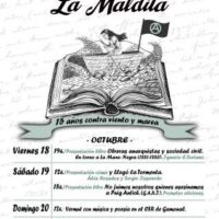 [Espanha] XV Aniversário da Biblioteca Anarquista La Maldita