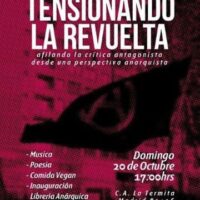 [Chile] Santiago: Debate "Tensionando a revolta" – 20 outubro