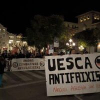 [Espanha] Resposta antifascista retumbante em Uesca contra o "ódio" e a "violência" da extrema direita