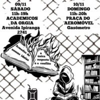 Atividades XII Feira do Livro Anarquista Porto Alegre 2024