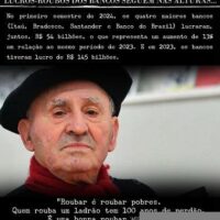 Sob governo Lula 3, lucros-roubos dos bancos seguem nas alturas...