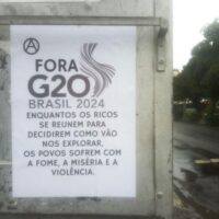 Rio Capital da Segregação - Campanha Contra o G20