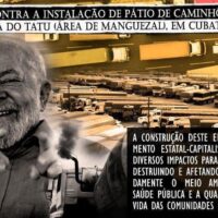 Governo Lula promove destruição ambiental em Cubatão (SP) para construção de um pátio de caminhões