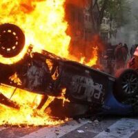 Protestos dos aposentados na Argentina