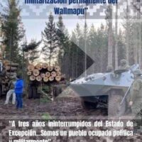 [Chile] O legado deste governo será a militarização permanente do Wallmapu