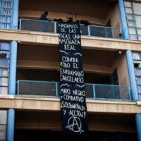 [Chile] Reivindicação de ação realizada em Juan Gómez Milla, Ñuñoa. Santiago, Maio Negro 2025.
