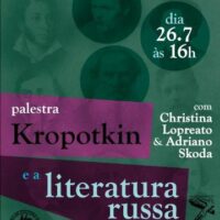 [São Paulo-SP] Evento no CCS, 26/07: "Kropotkin e a literatura russa"