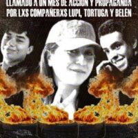 [Chile] Chamado para um Agosto Negro em memória dxs companheirxs Lupi, Tortuga e Belén