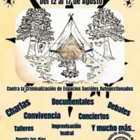 [Espanha] V Acampamento Libertário, 12 a 17 de agosto