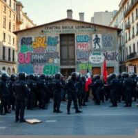 [Itália] Leoncavallo, centro social histórico de Milão, é despejado após 31 anos.